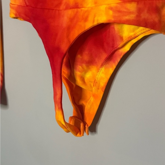 Cotton Citizen Red, Orange, Yellow Bodysuit - Size XS - Picture 6 of 6